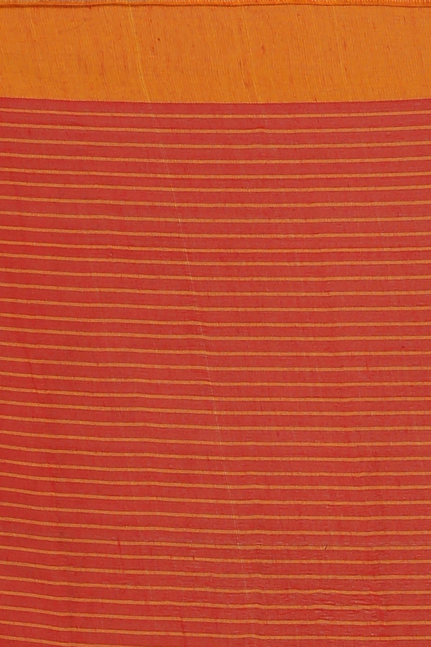 Traditional Cotton Check Saree With Blouse Piece (Red)