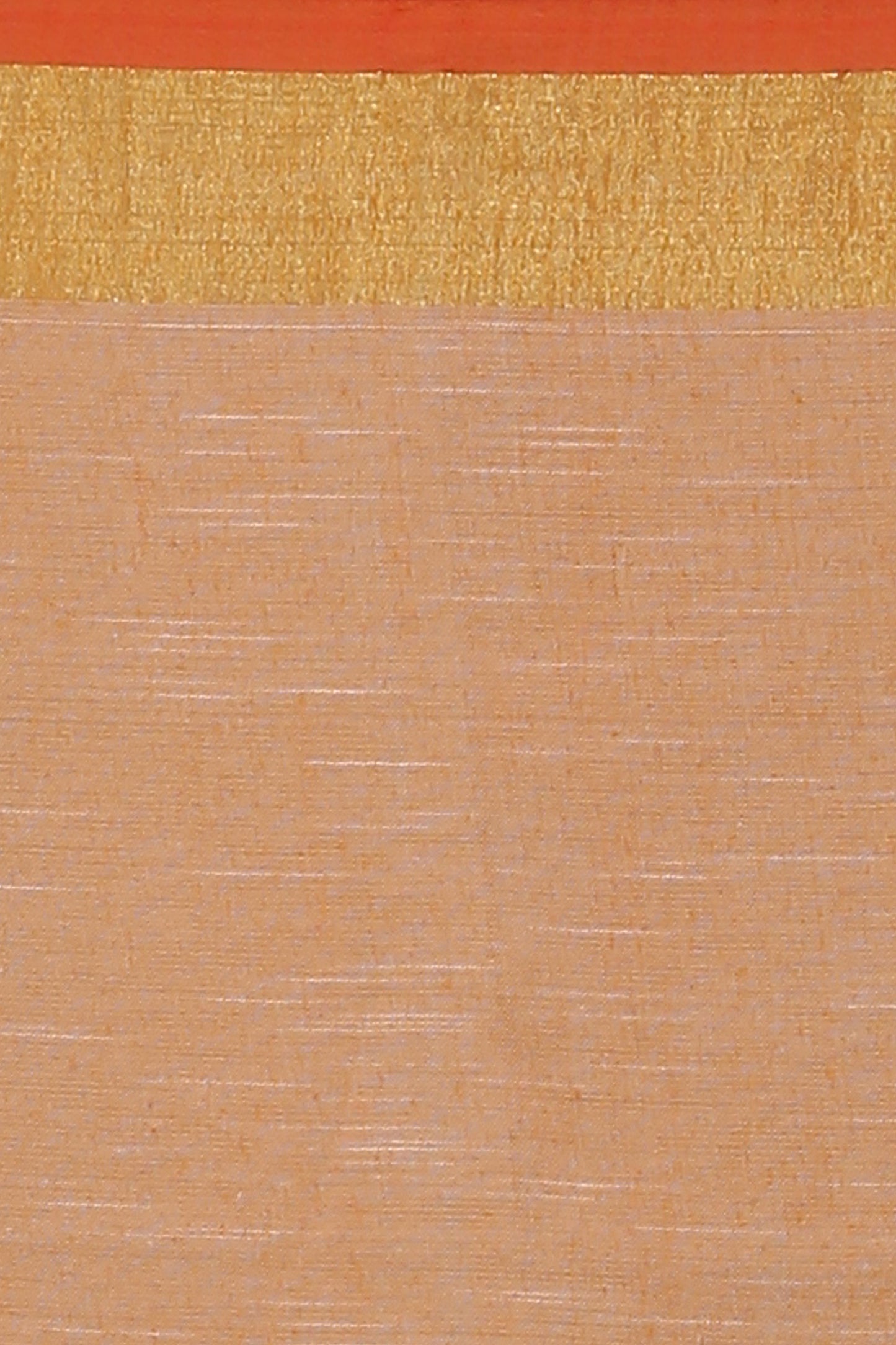Lilen handloom jari check pallu saree (Beige)