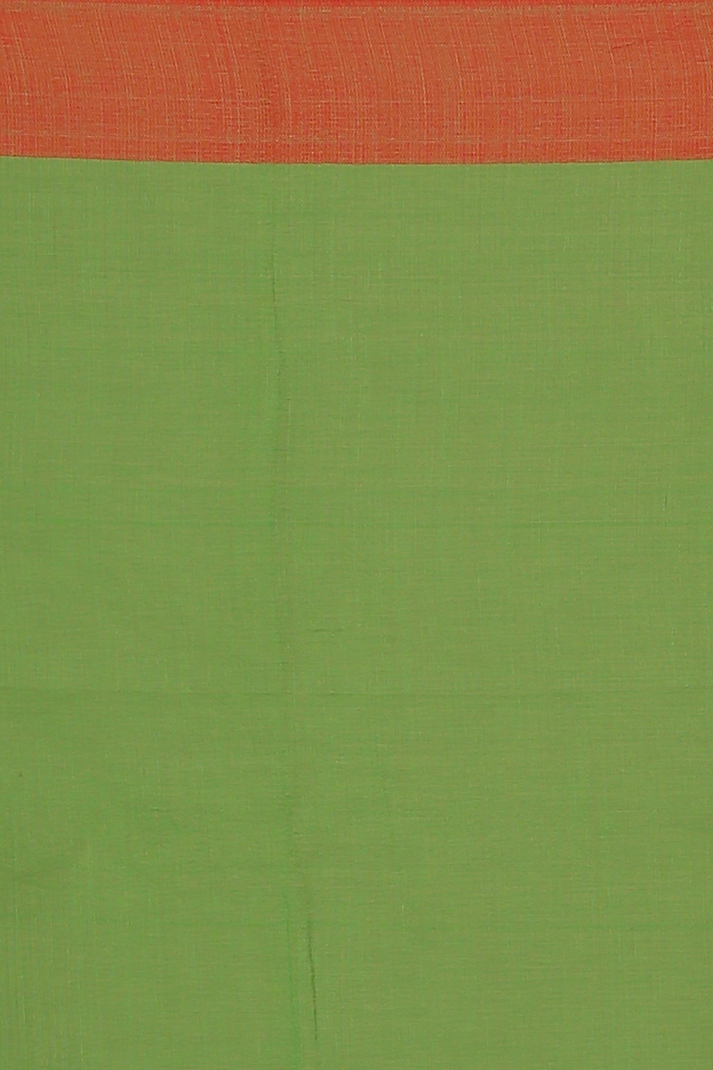 Traditional Cotton Check Saree With Blouse Piece (Green)