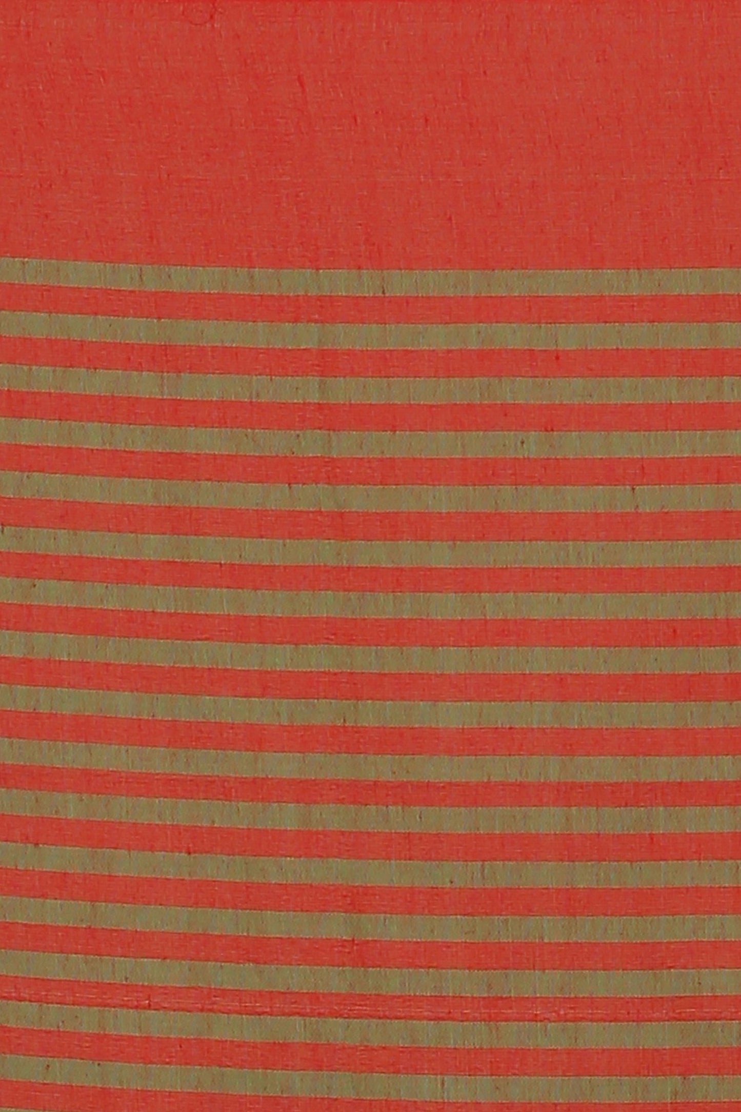 Cotton Check Saree With Blouse Piece (Red Green)